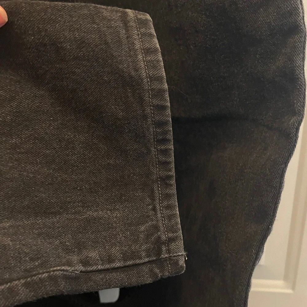 Vintage Levis 550 Relaxed Fit Black Denim Jeans Mens 36x36
